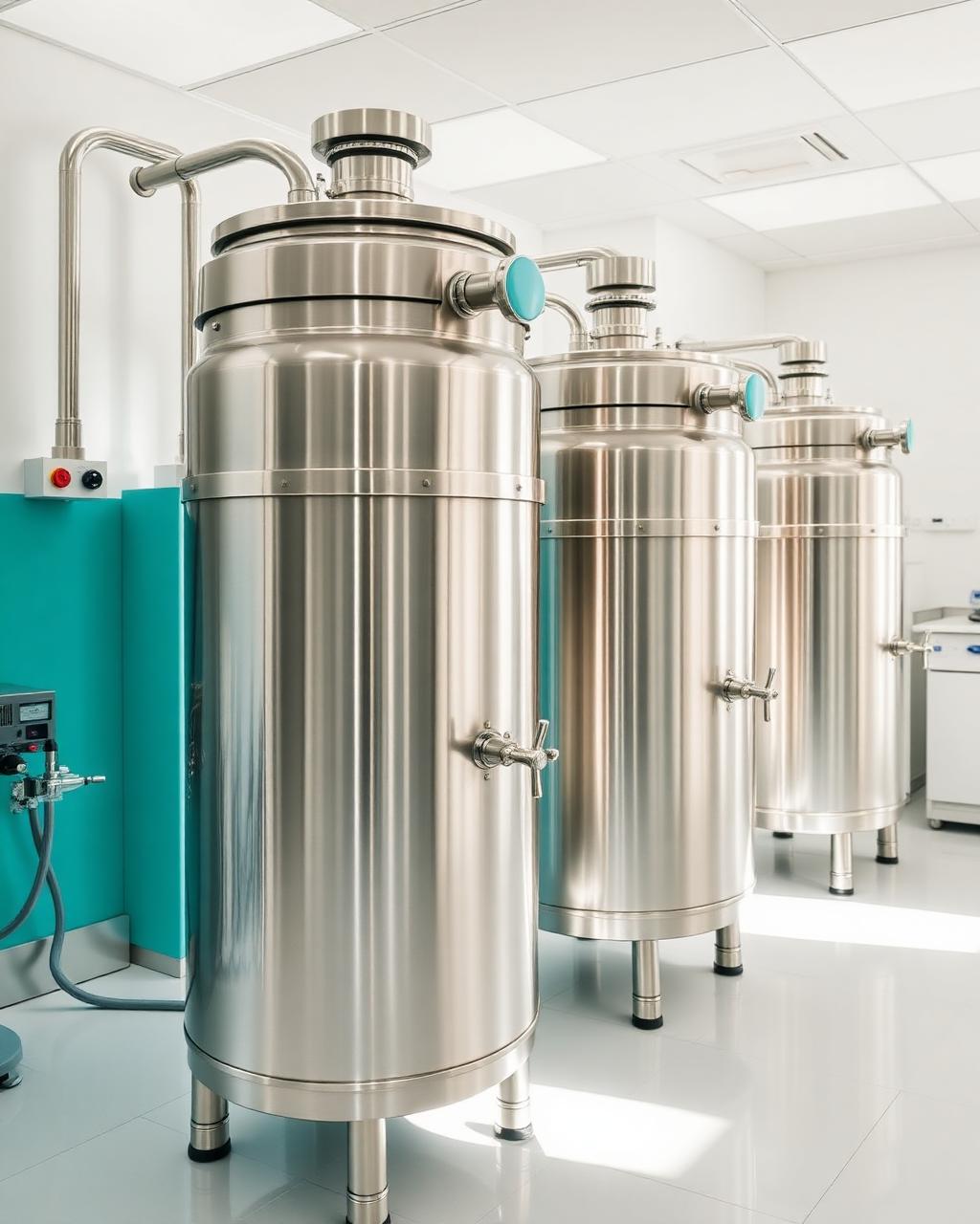 Tanques de criopreservação de amostras em laboratório de reprodução humana